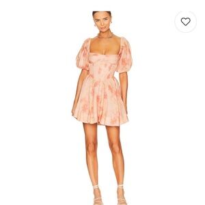 Bardot Peach Mini Dress